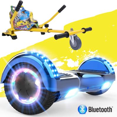 Cool&Fun Hoverboard Zoll 6.5 und Hoverkart mit bluetooth LED