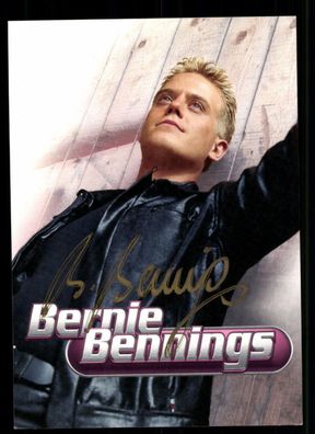 Bernie Bennings Autogrammkarte Original Signiert ## BC 43952