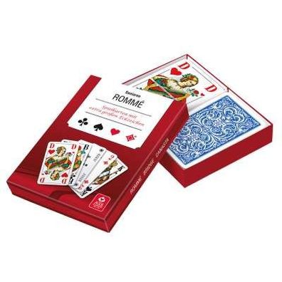 Spielkarten ROMME, extra große Zeichen Kartenspiel Bridge Canasta