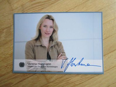 MdB AfD Politikerin Verena Hartmann - handsigniertes Autogramm!!