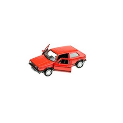WELLY Modellauto Volkswagen Golf I GTI rot Sammelauto Spielzeugauto Car
