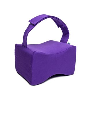 Bein-Zwischenpolster mit Fixierband Violett Lagerungshilfe Kissen