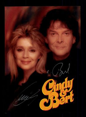 Cindy und Bert Autogrammkarte Original Signiert ## BC 87168