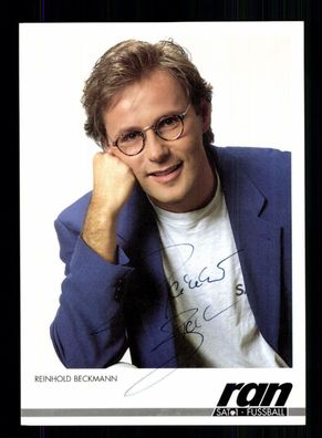 Reinhold Beckmann Ran Autogrammkarte Original Signiert # BC 136394