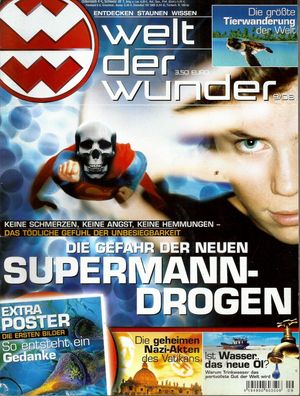 Welt der Wunder 9/2008 Die Gefahr der neuen Supermann-Drogen