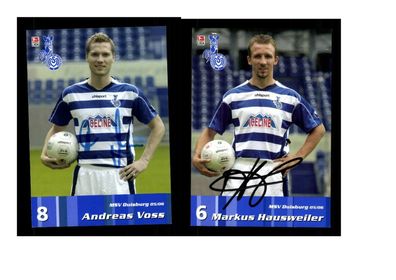 11 Autogrammkarten MSV Duisburg 2005-06 Original Signiert + G 31290