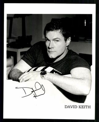 David Keith Autogrammkarte Original Signiert # BC G 23253