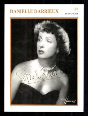Danielle Darrieux Autogrammkarte Original Signiert # BC G 23396