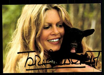 Brigitte Bardot Autogrammkarte Original Signiert # BC 46166