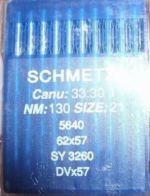 Schmetz-Rundkolbennadel, System 62x57, Nm 130