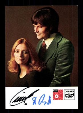 Cindy und Bert Autogrammkarte Original Signiert ## BC 88847