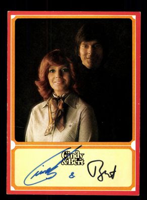 Cindy und Bert Autogrammkarte Original Signiert ## BC 88330