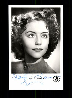 Sonja Ziemann Netter Verlag Autogrammkarte Original Signiert ## BC 113288
