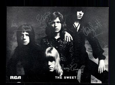 The Sweet RCA Autogrammkarte 70er Jahre TOP ## BC 52681