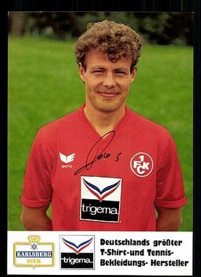 Axel Roos 1. FC Kaiserslautern 1987/88 Autogrammkarte+ A 63124
