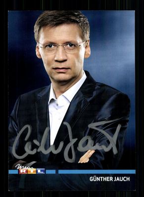 Günther Jauch RTL Autogrammkarte Original Signiert # BC 84359