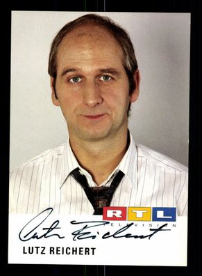 Lutz Reichert RTL Autogrammkarte Original Signiert # BC 85223