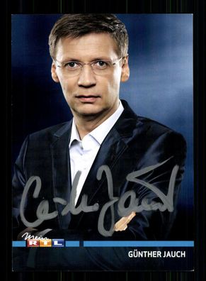 Günther Jauch RTL Autogrammkarte Original Signiert # BC 84360