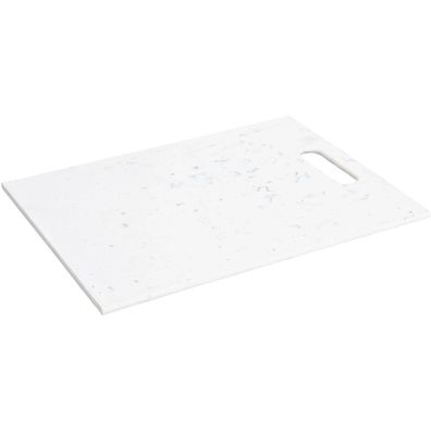 Schneidebrett aus Kunststoff, 32 x 22 cm, weiß