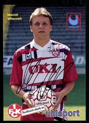 Marcel Witeczek 1. FC Kaiserslautern 1990-91 Autogrammkarte + A 63098