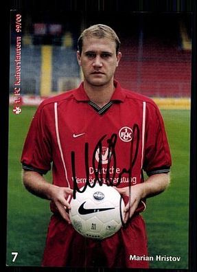 Marian Hristov 1. FC Kaiserslautern 1999/00 + + A 63195