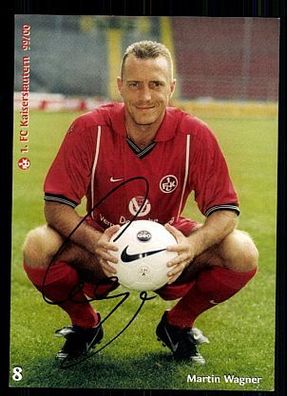 Martin Wagner 1. FC Kaiserslautern 1999-00 Autogrammkarte + A 63196