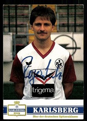 Roger Lutz 1. FC Kaiserslautern 1988-89 Autogrammkarte+ A 63120