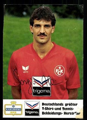 Sergio Alievi 1. FC Kaiserslautern 1987-88 Autogrammkarte+ A 63134