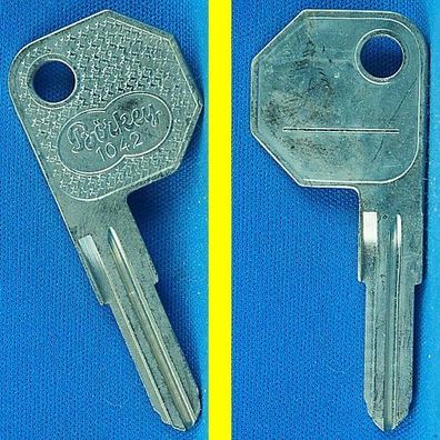 Schlüsselrohling Börkey 1042 für Bloster, Cromodora, Farma, Fist / Alfa Romeo