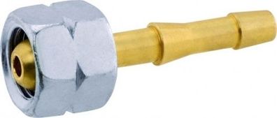 Gas-Verbindungsstück mit Tülle Grösse: G 1/4 LH-ÜM x 9 mm Tülle