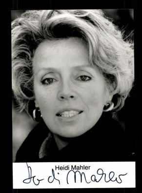 Heidi Mahler Autogrammkarte Original Signiert # BC 89415
