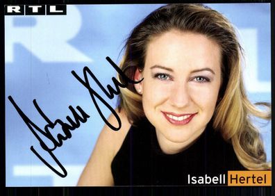 Isabell Hertel Unter Uns Autogrammkarte Original Signiert ## BC 24727