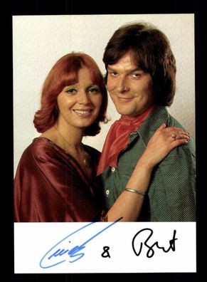 Cindy und Bert Autogrammkarte Original Signiert ## BC 88337