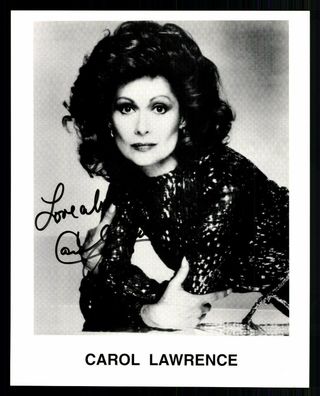 Carol Lawrence Autogrammkarte Original Signiert # BC G 23249