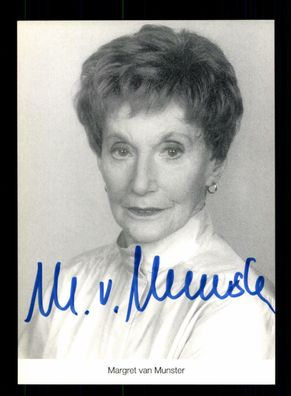 Margret van Munster Lindenstraße Autogrammkarte Original Signiert # BC 85366