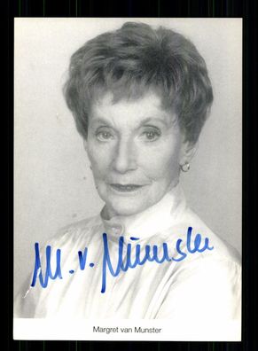 Margret van Munster Lindenstraße Autogrammkarte Original Signiert # BC 83877