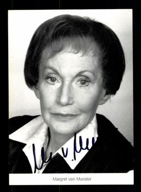 Margret van Munster Lindenstraße Autogrammkarte Original Signiert # BC 85362