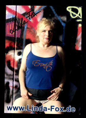 Linda Fox Autogrammkarte Original Signiert ## BC 81441