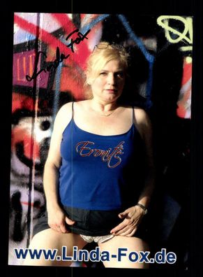 Linda Fox Autogrammkarte Original Signiert ## BC 81466