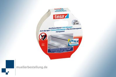 TESA® 5587 Anti-Rutschband, transparent, 25 mm, 5 m