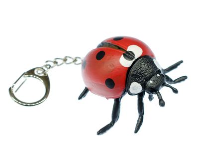 Miniblings Marienkäfer Käfer Schlüsselanhänger Insekt rot Glück Glücksbringer