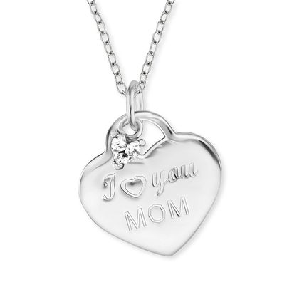 Engelsrufer Anhänger mit Kette ERN-LOVEMOM-ZI Sterling Silber 44 cm