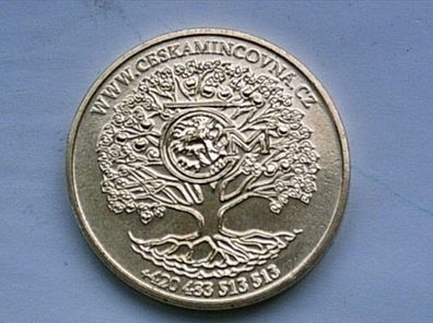 Original Medaille Bank von Tschechien zur World money fair 2014 in Berlin