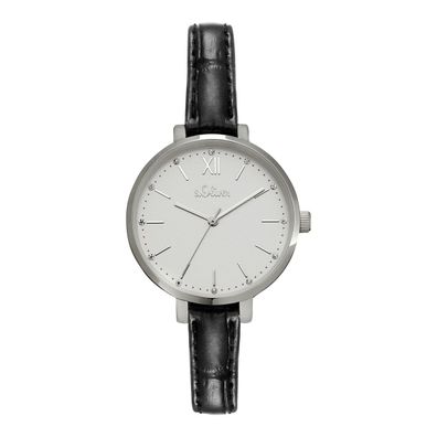 s. Oliver Damen Uhr Armbanduhr Leder SO-4194-LQ