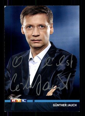 Günther Jauch RTL Autogrammkarte Original Signiert # BC 86231