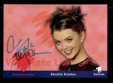 Kerstin Kramer Verbotene Liebe Autogrammkarte Original Signiert # BC 86514