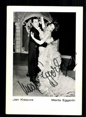 Marta Eggerth Autogrammkarte Original Signiert # BC 136799
