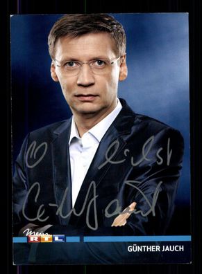 Günther Jauch RTL Autogrammkarte Original Signiert # BC 86234