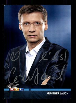 Günther Jauch RTL Autogrammkarte Original Signiert # BC 86236