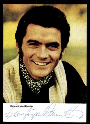 Hans Jürgen Bäumler Autogrammkarte Original Signiert ## BC 46603